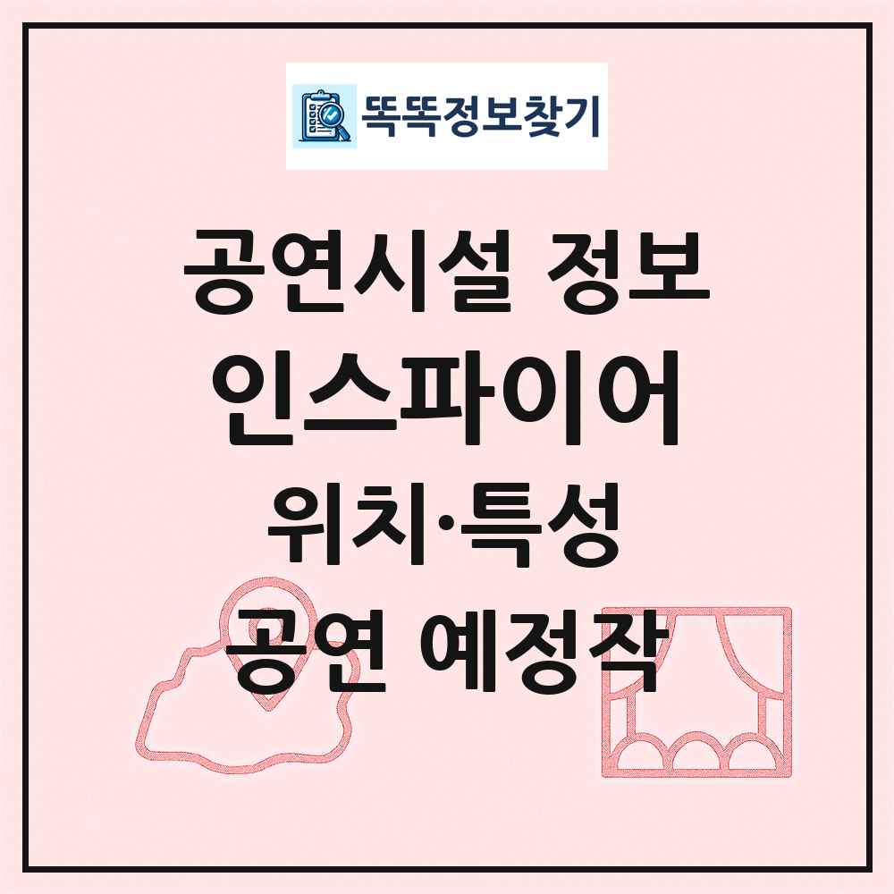 인스파이어 최신 공연시설 정보