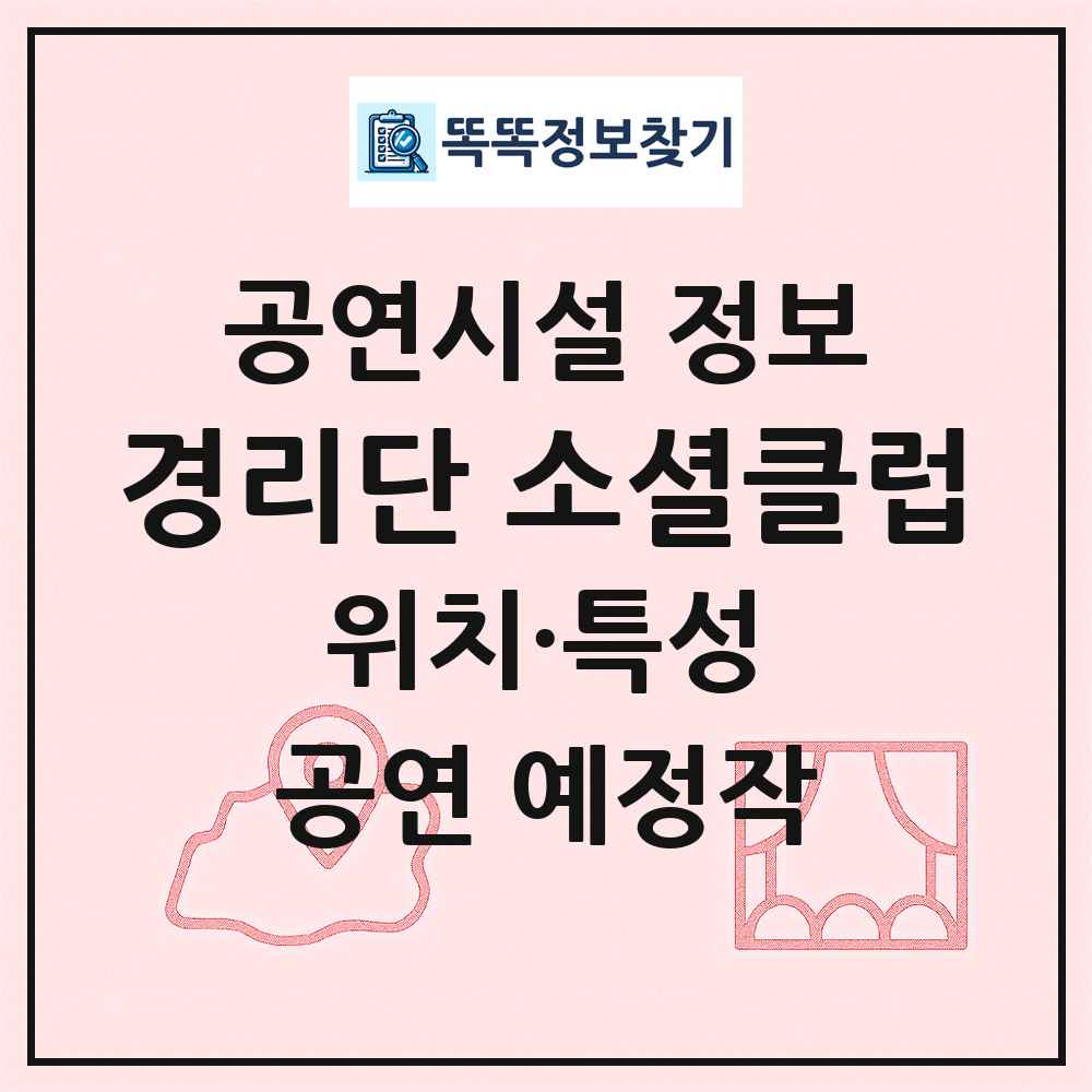 경리단 소셜클럽 최신 공연시설 정보