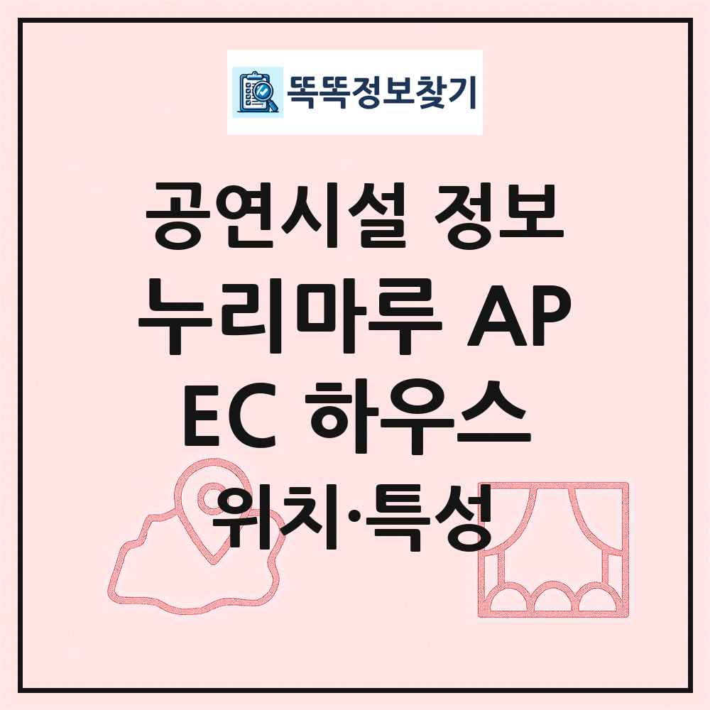 누리마루 APEC 하우스 최신 공연시설 정보