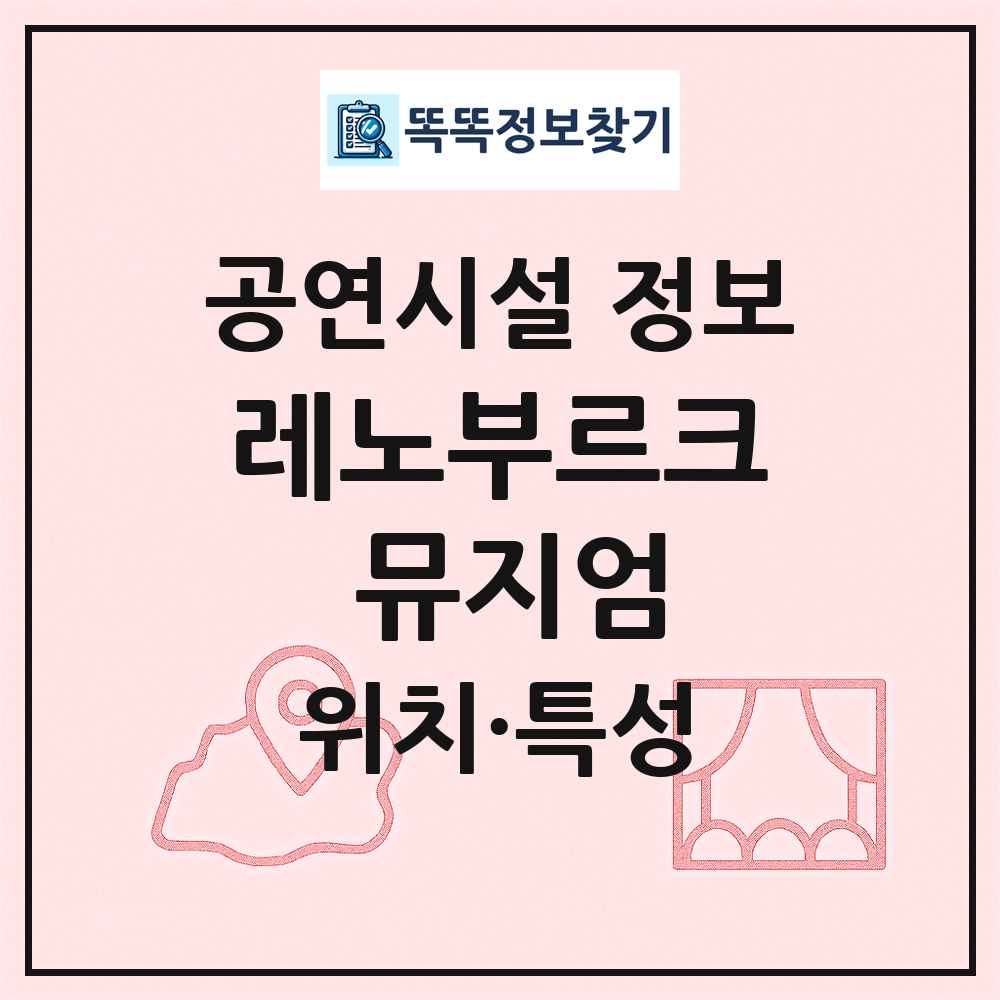 레노부르크 뮤지엄 최신 공연시설 정보