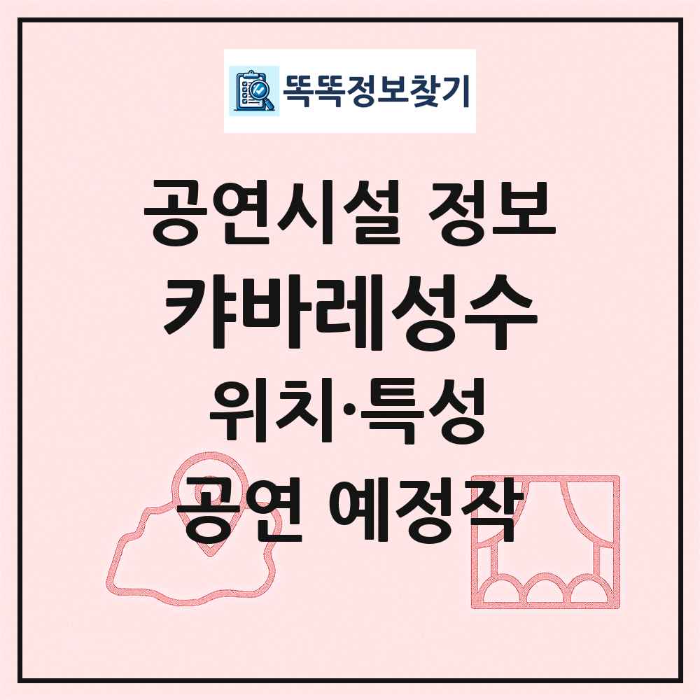 캬바레성수 최신 공연시설 정보