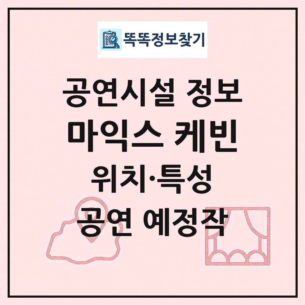 마익스 케빈 최신 공연시설 정보