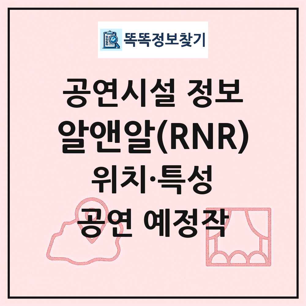 제주시 알앤알 RNR 기타 비공연장 공연시설 위치 및 정보