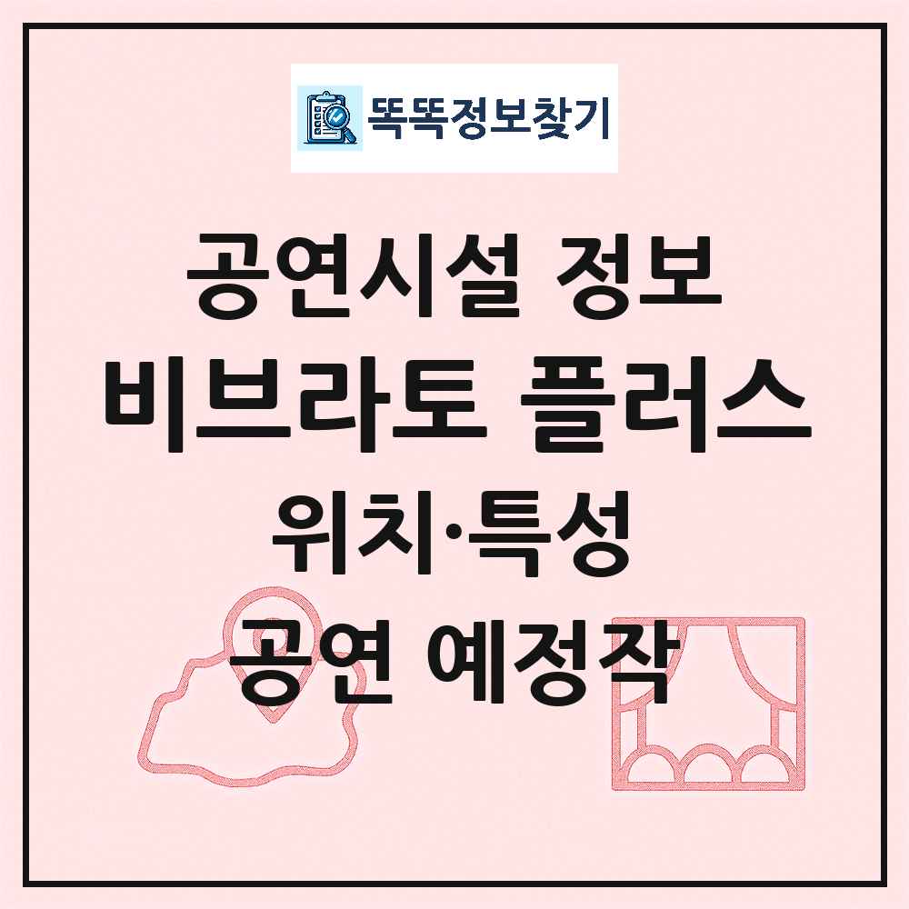 서울 마포구 비브라토 플러스 민간 대학로 외 공연시설 위치 및 정보